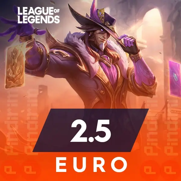 League Of Legends EU West 2,5 Euro Riot Points