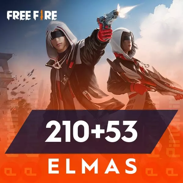 Free Fire 210 + 53 Elmas