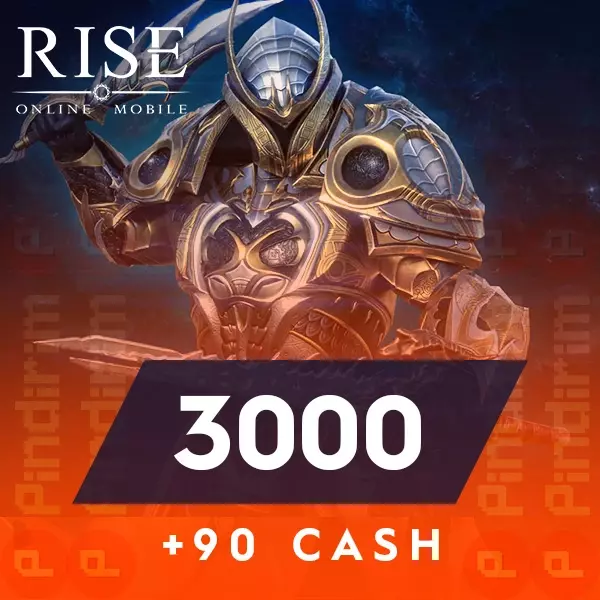 Rise Online World Mobile 3.000 Cash + 90 Cash