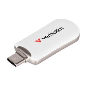 Verbatim 64GB Plectra USB-C White USB Bellek